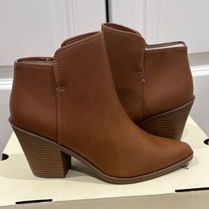 a.n.a Tan Ankle Booties